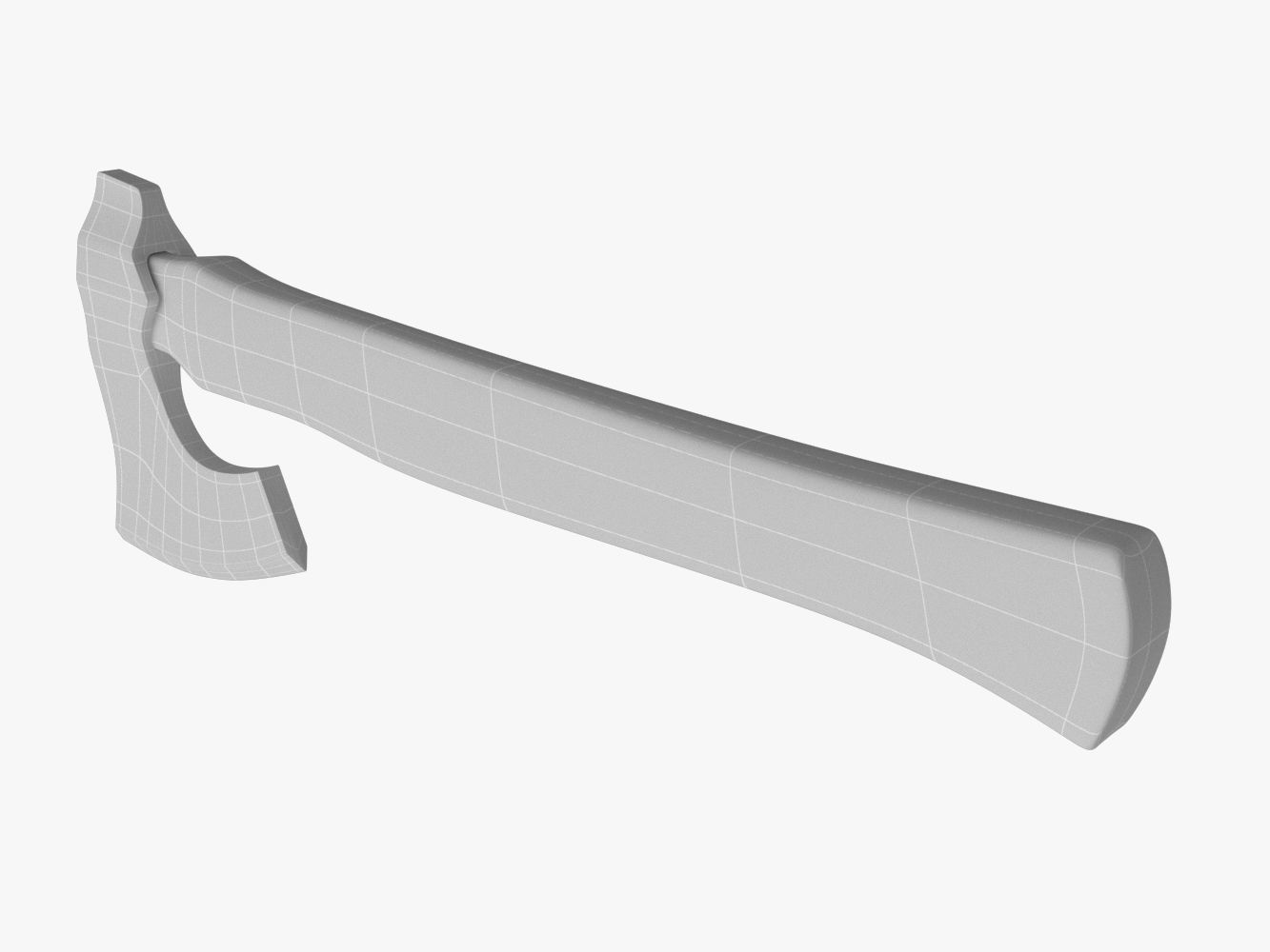 Axe Fire 3D model_5