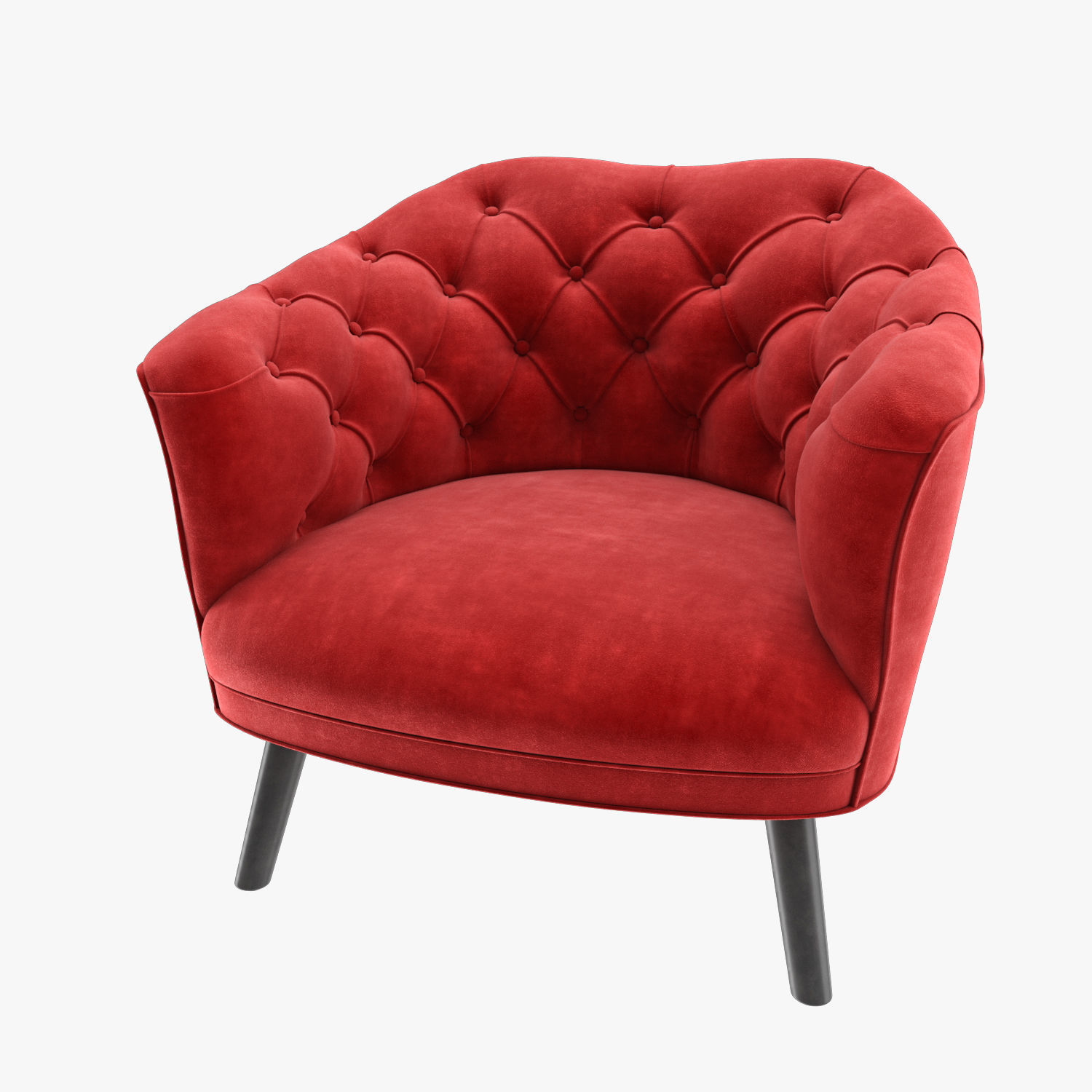 Arm Chair 3D model_3