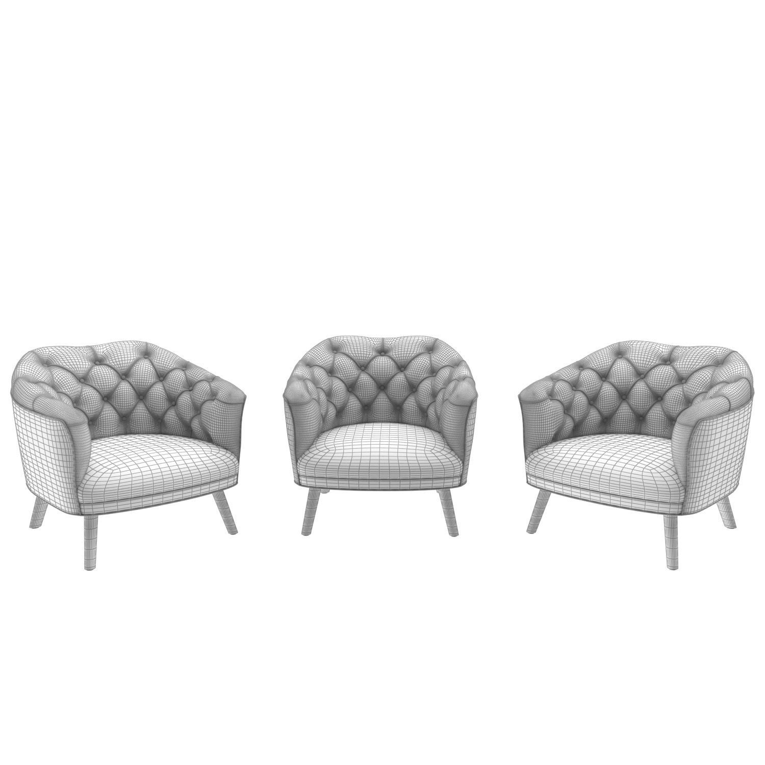 Arm Chair 3D model_18