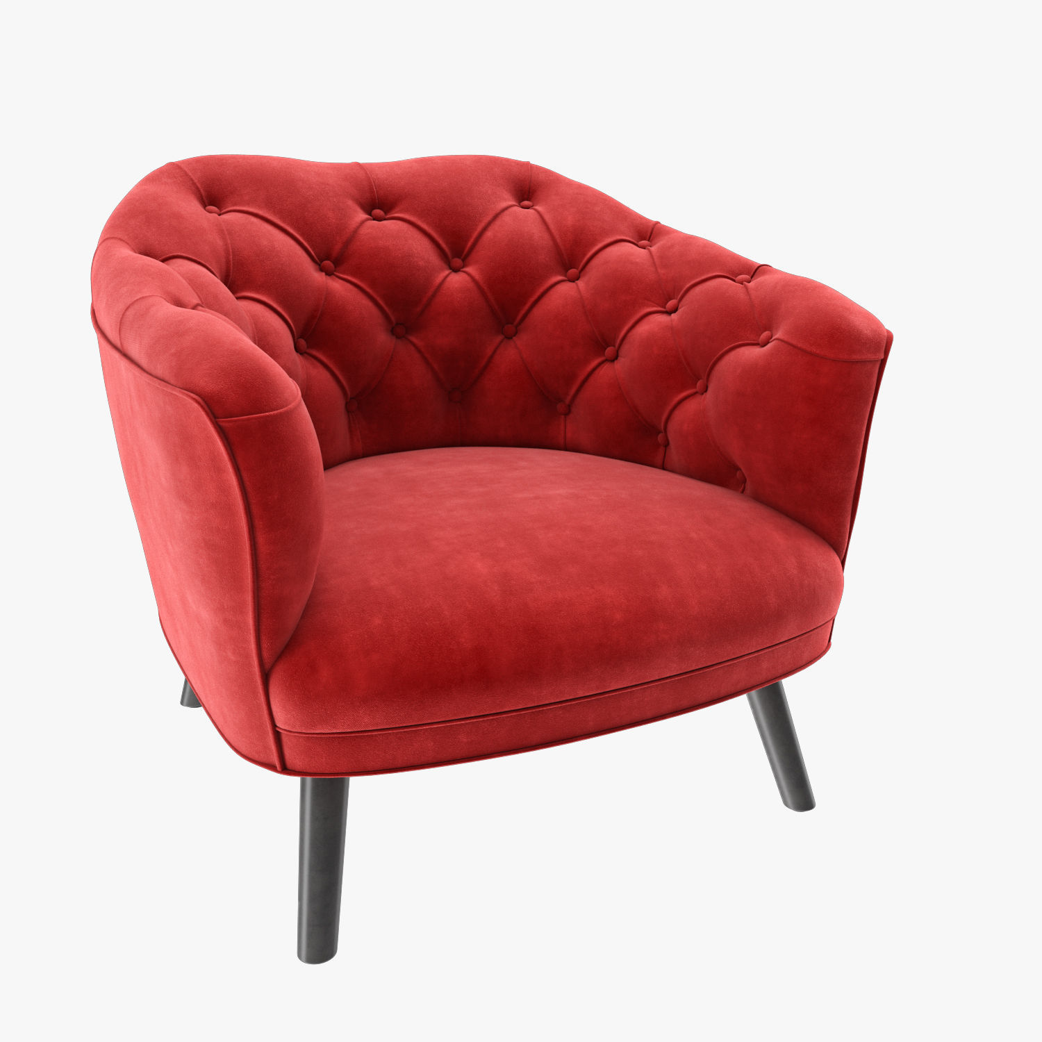 Arm Chair 3D model_2