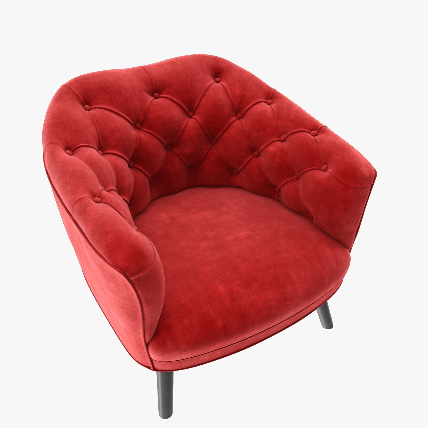 Arm Chair 3D model_4