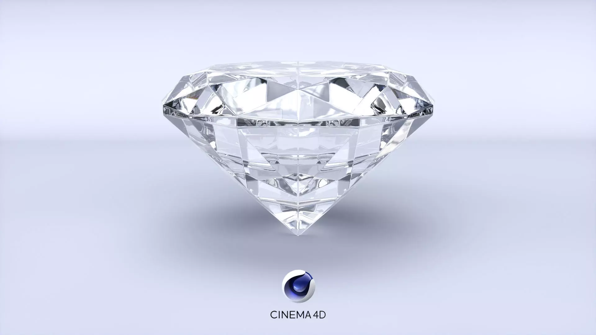 Round Diamond 3D model_0