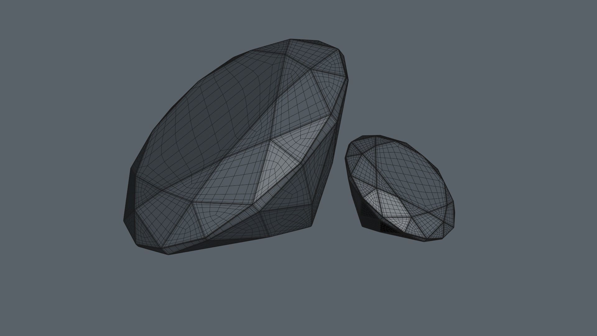 Round Diamond 3D model_6