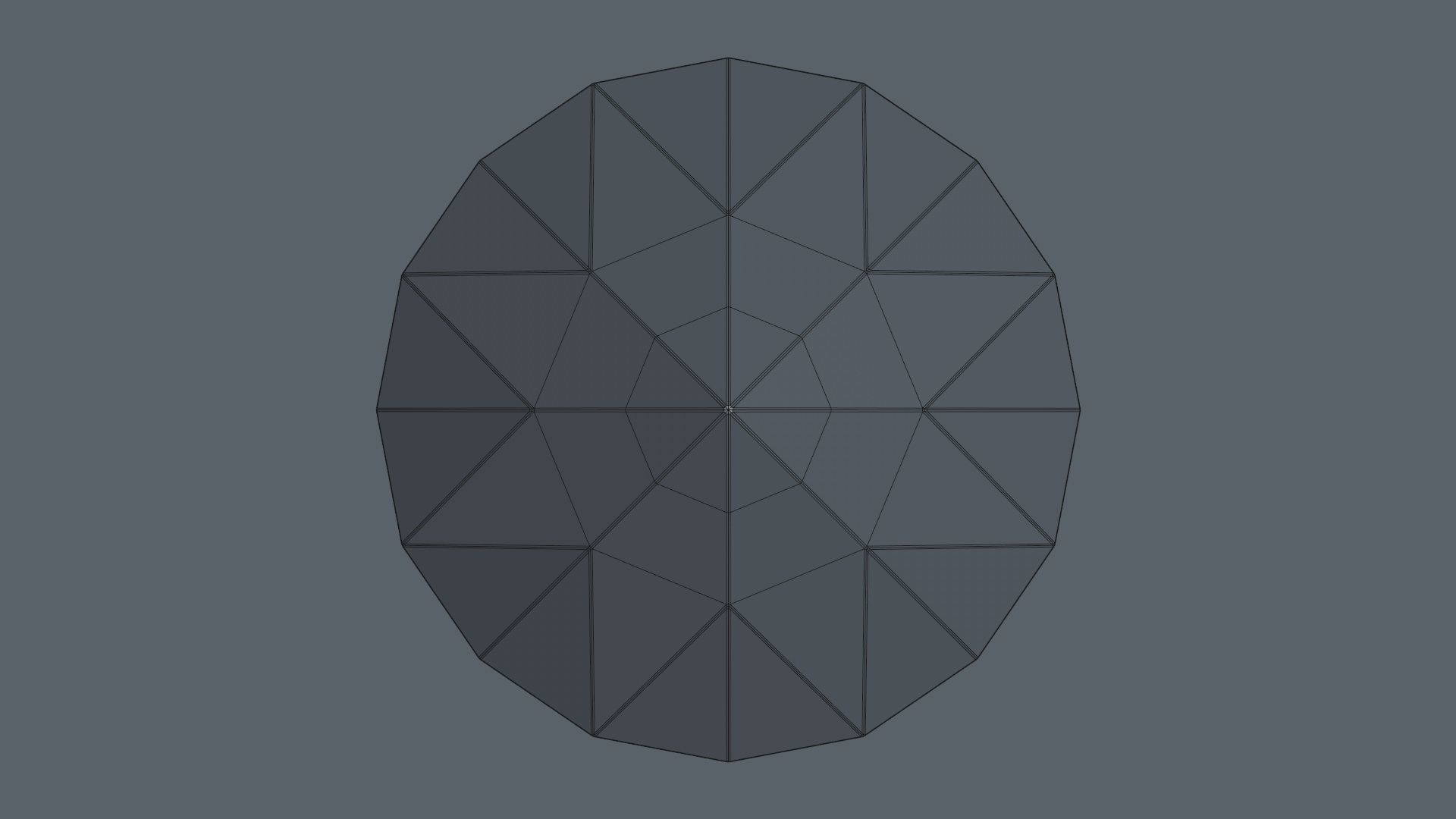 Round Diamond 3D model_9