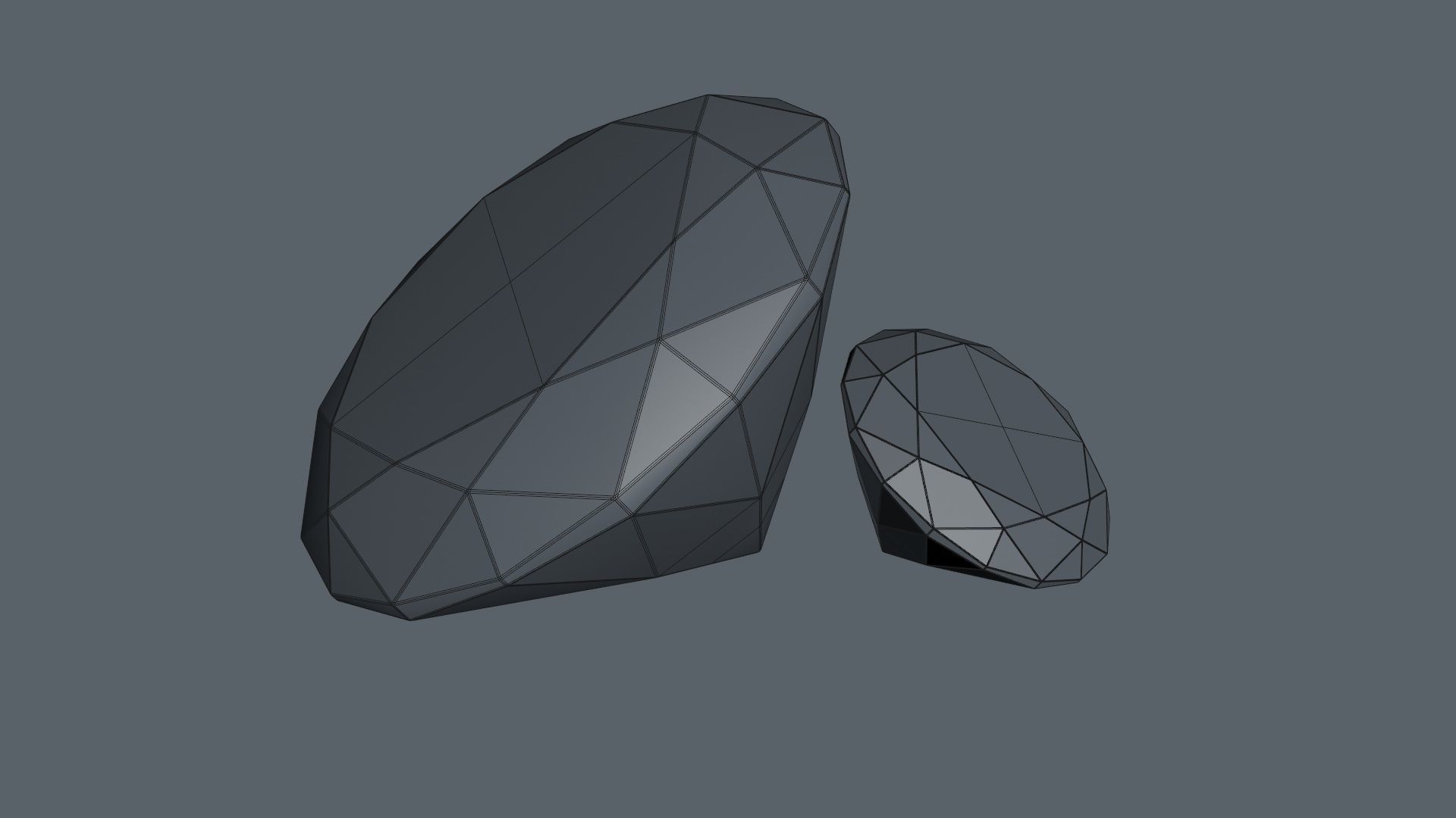Round Diamond 3D model_7