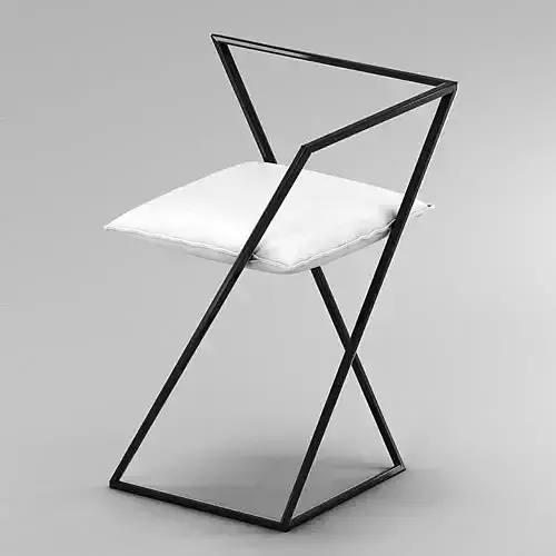 Z Chair Unity 3D package VR Low-poly 3D model