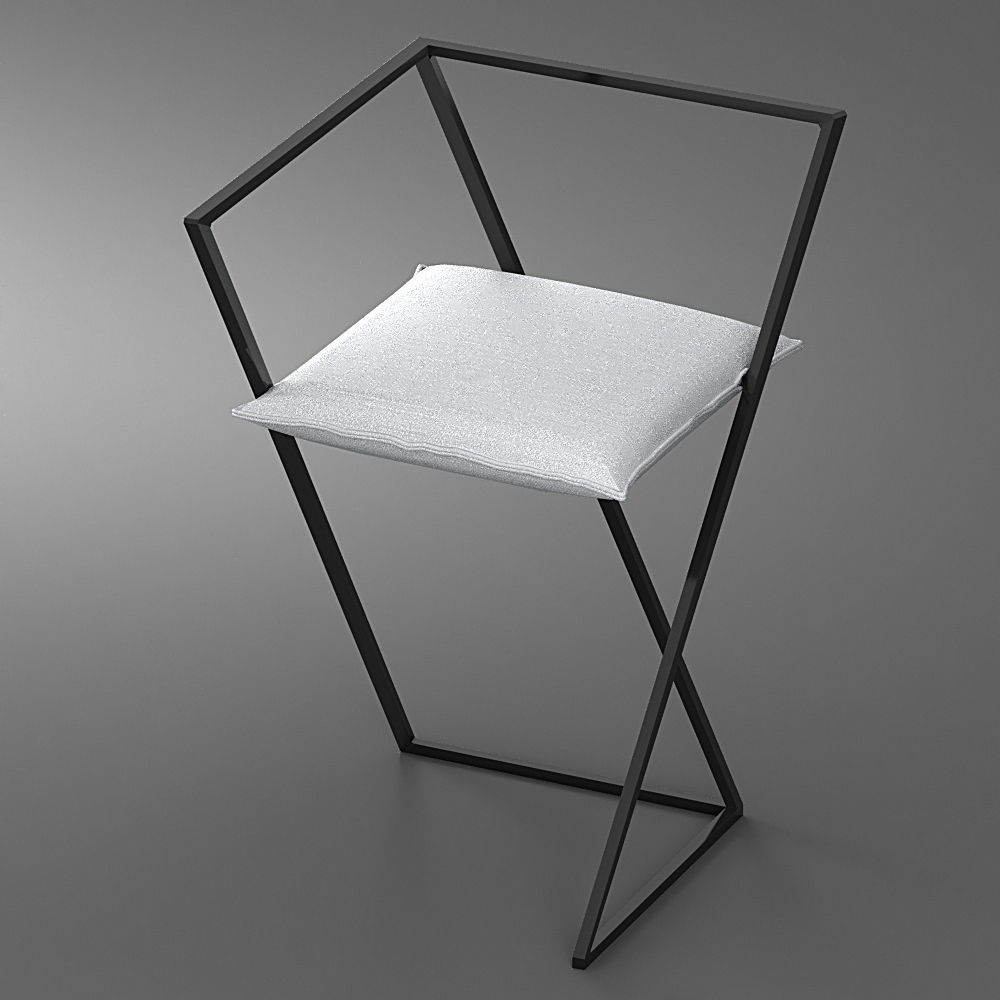 Z Chair Unity 3D package VR Low-poly 3D model_3