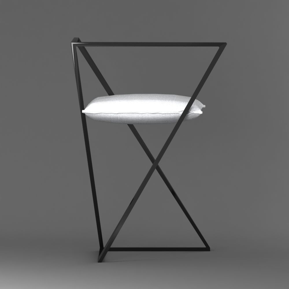 Z Chair Unity 3D package VR Low-poly 3D model_4