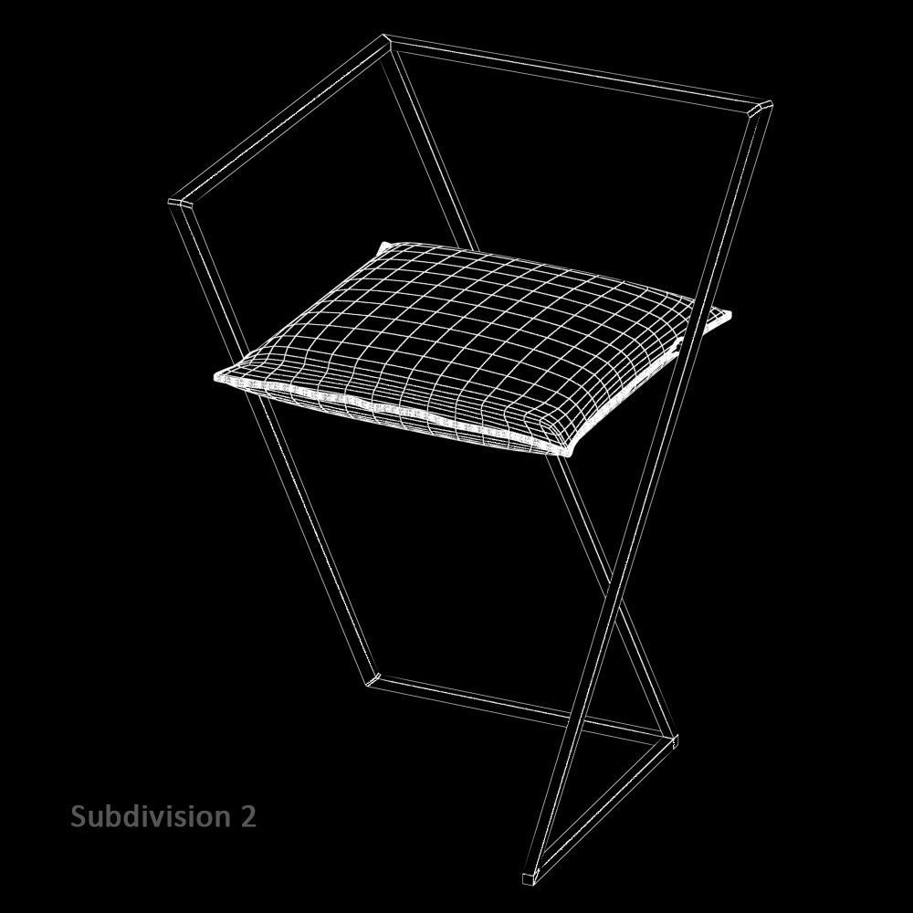 Z Chair Unity 3D package VR Low-poly 3D model_7
