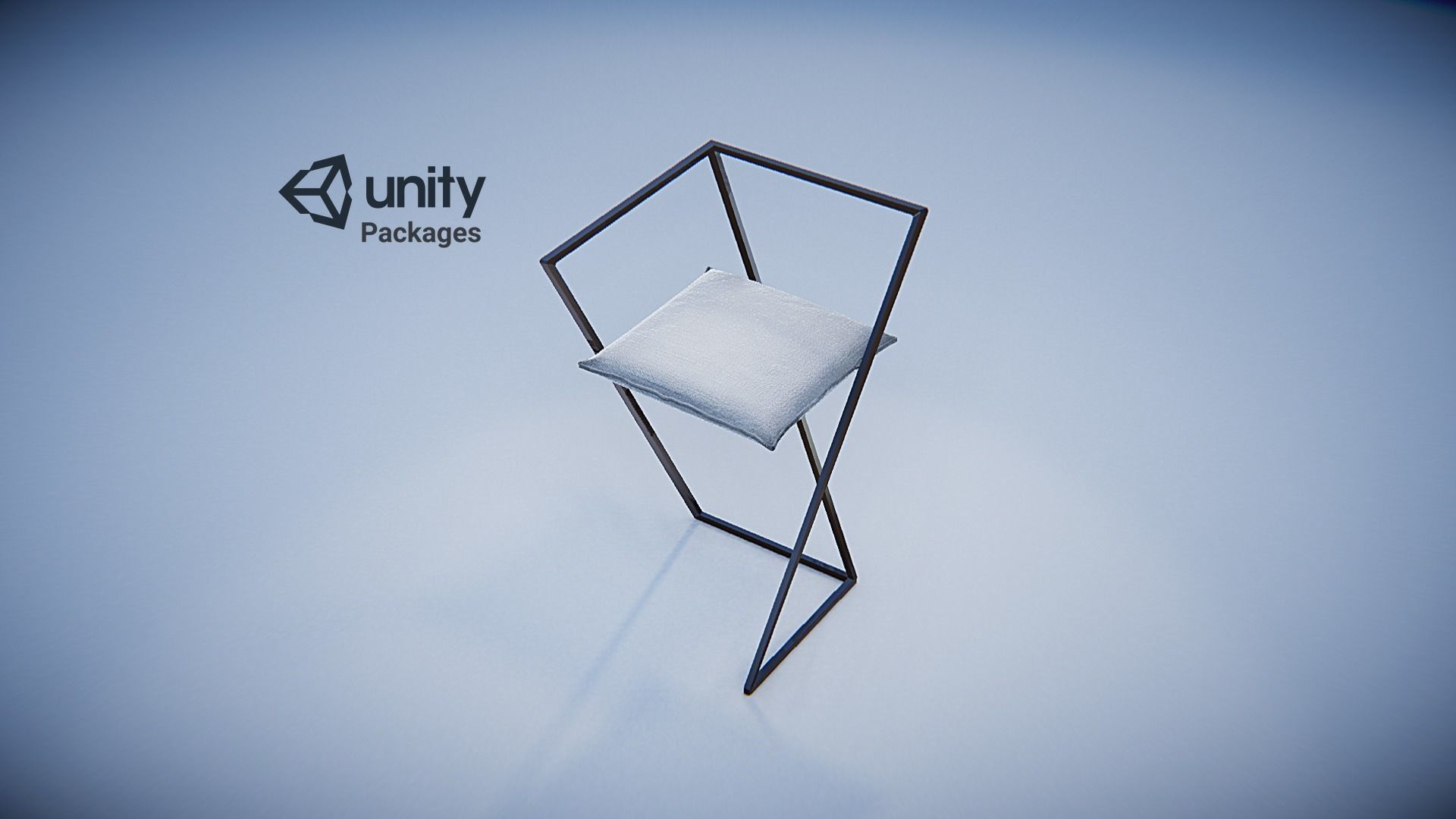 Z Chair Unity 3D package VR Low-poly 3D model_1