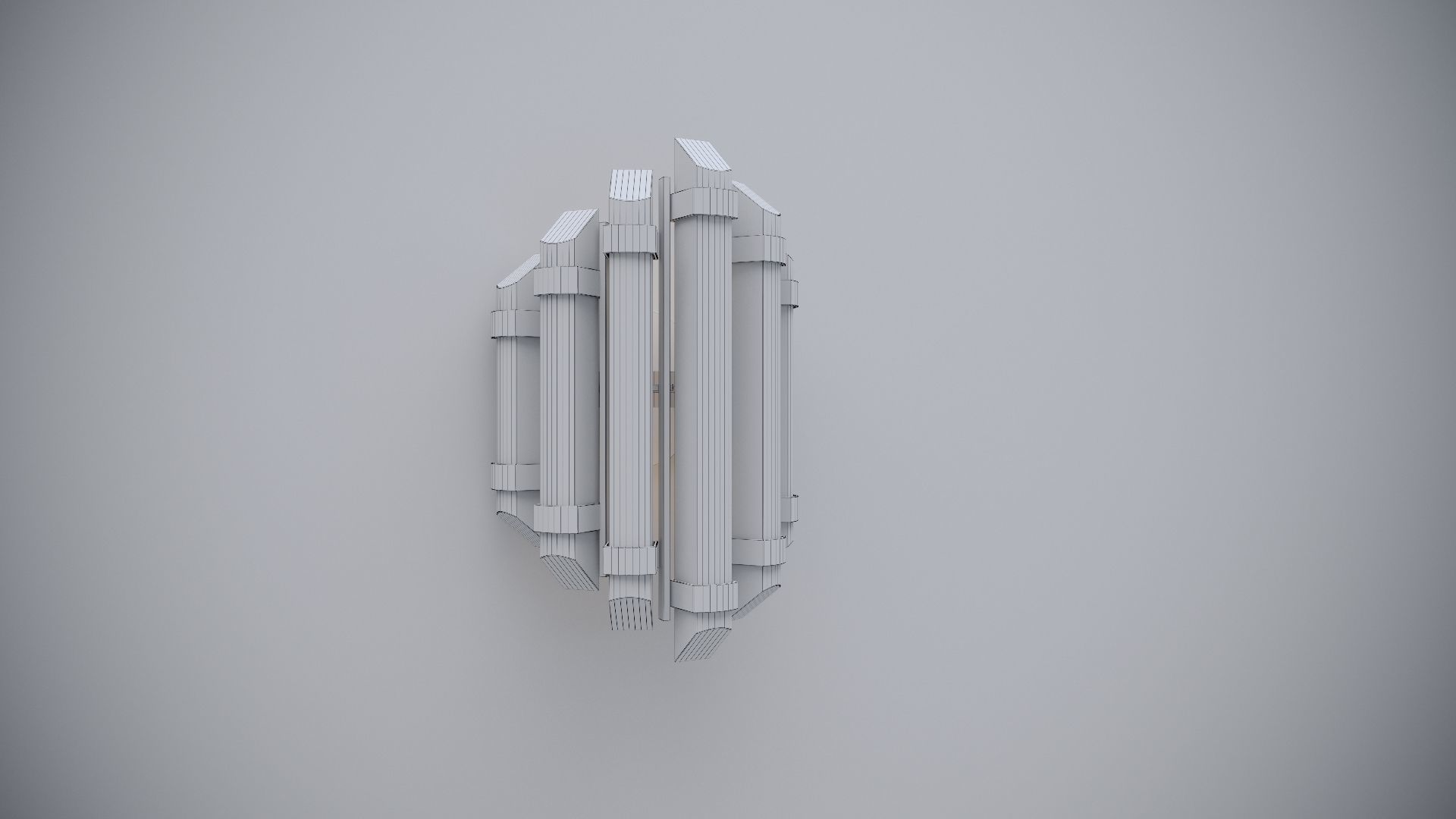 Union lighting adele sconce 3D model_2