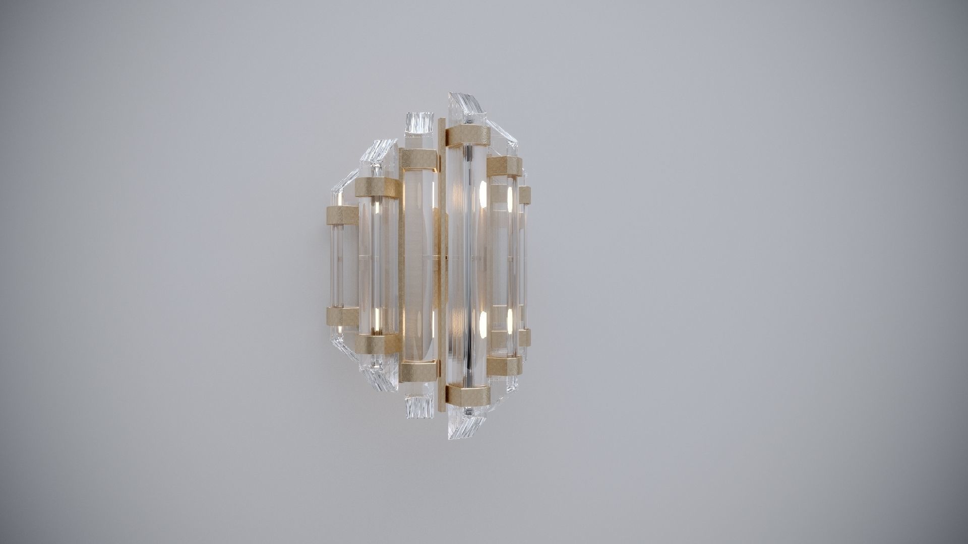 Union lighting adele sconce 3D model_1