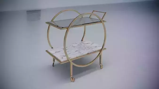 union lighting Artemis bar Cart