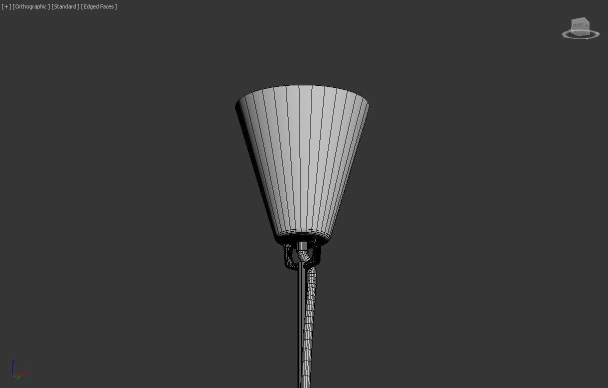 Wood Pendant Lamp 3D model_5