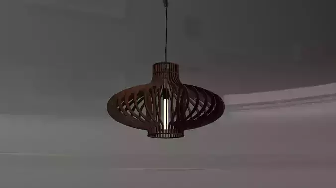 Wood Pendant Lamp
