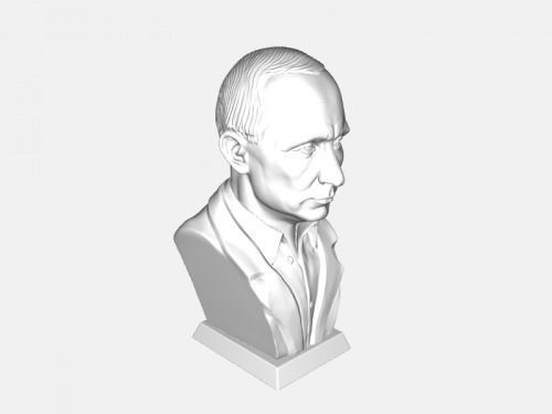 Bust of Vladimir Putin 3D print model