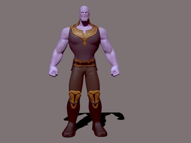 thanos model incredibles animated character Free 3D model