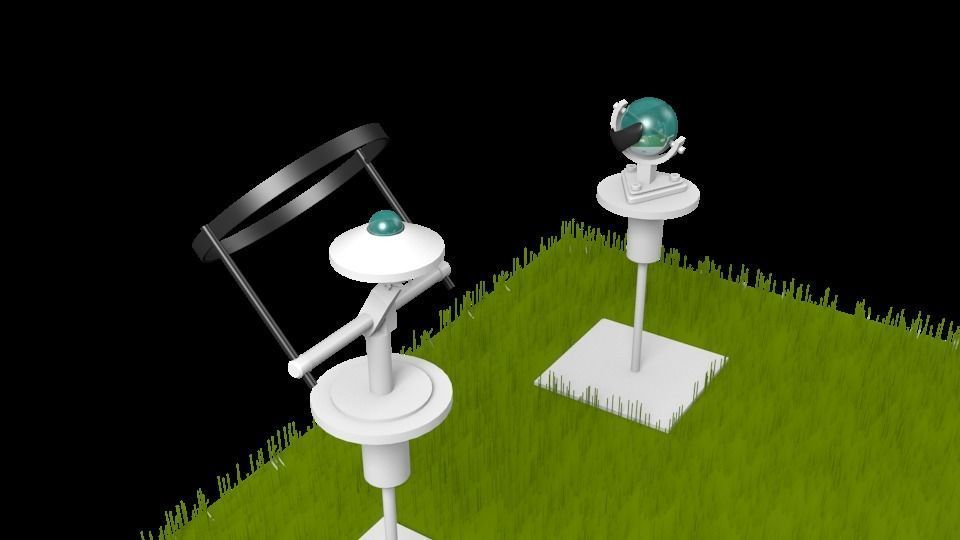 Weather Station - Estacion meteorologica 3D model_1