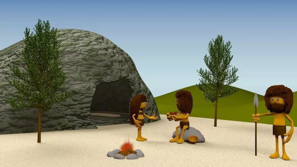 Prehistoric town - Poblado prehistorico 3D model_0