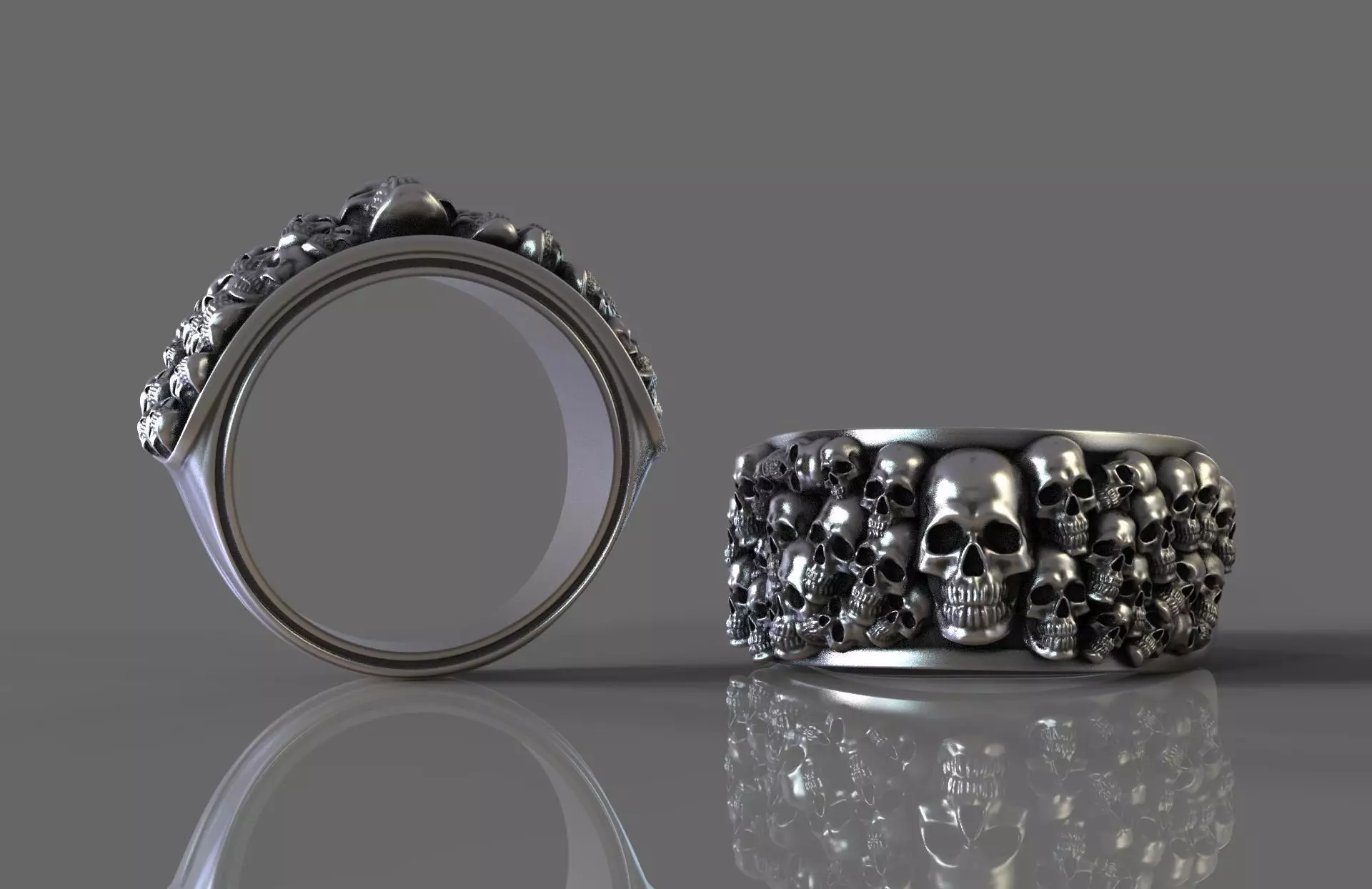 Ossuary Ring 3D print model_0