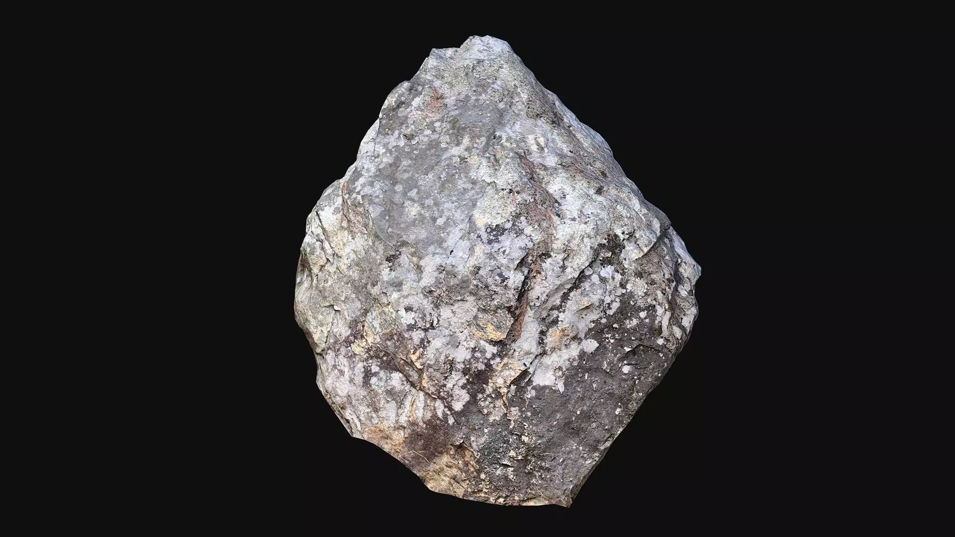 Forest stone 2 Low-poly 3D model_0