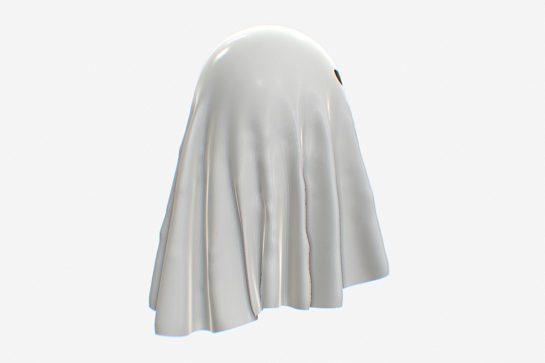 Cartoon Ghost Pack Low-poly 3D model_3