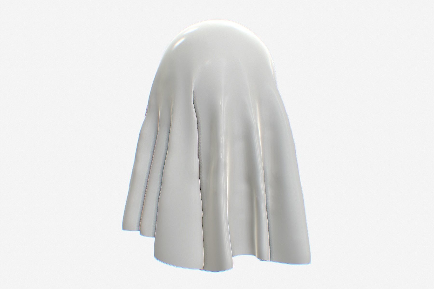 Cartoon Ghost Pack Low-poly 3D model_6