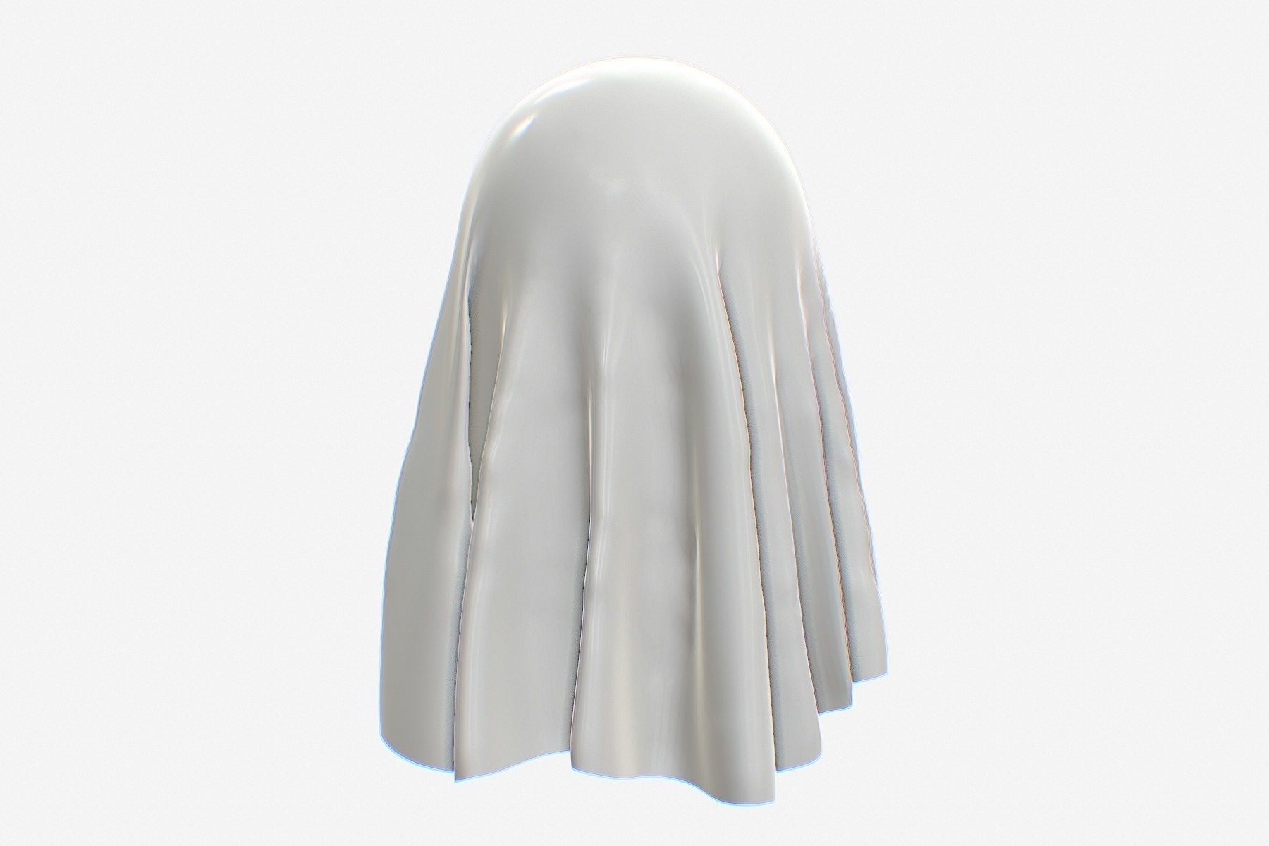 Cartoon Ghost Pack Low-poly 3D model_5