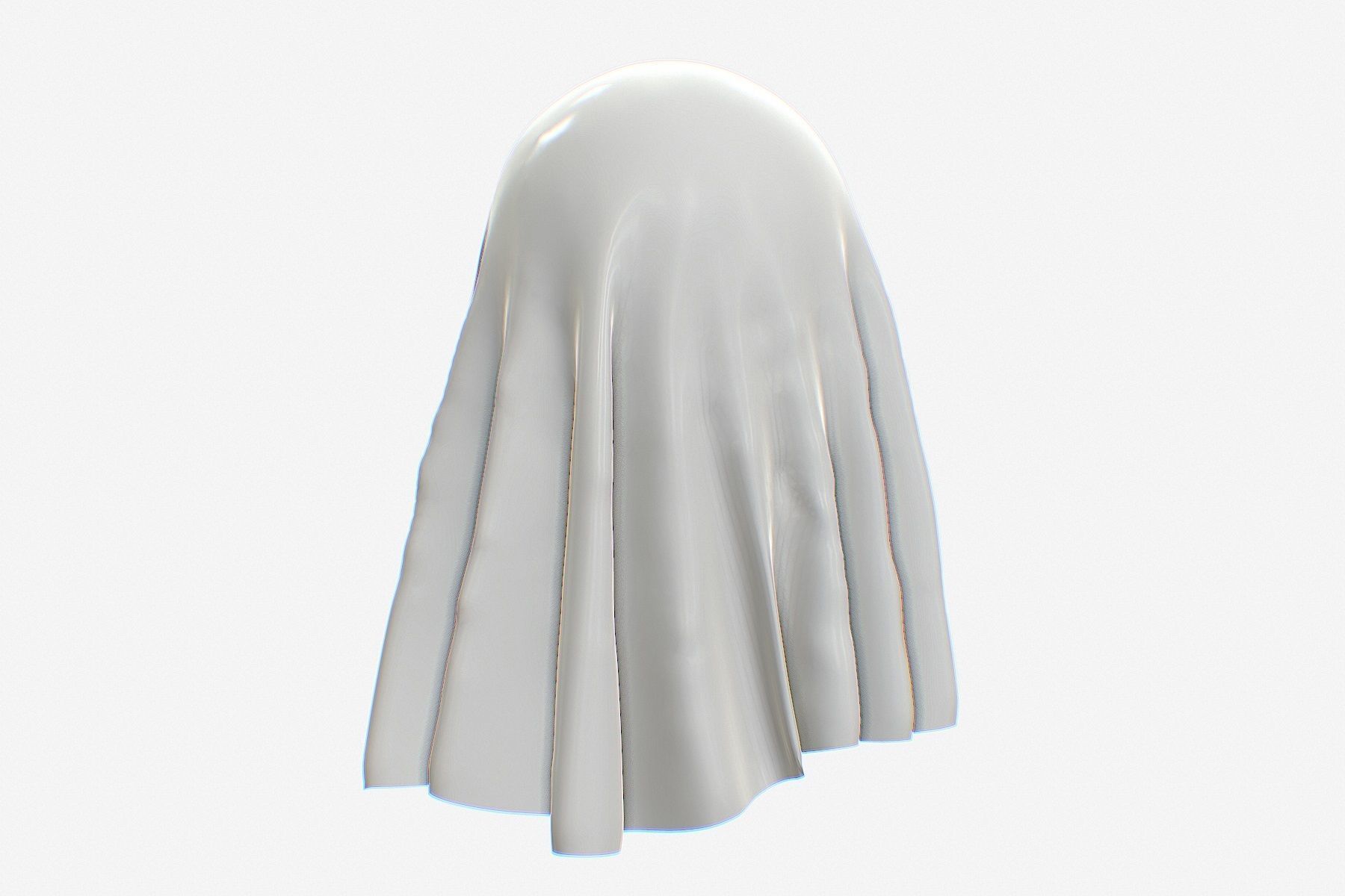 Cartoon Ghost Pack Low-poly 3D model_4