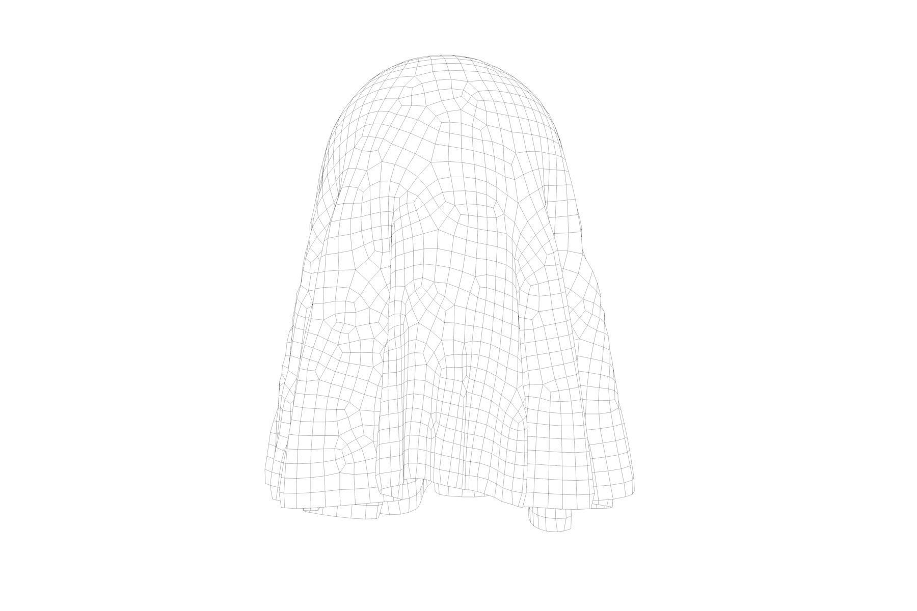 Cartoon Ghost Pack Low-poly 3D model_11