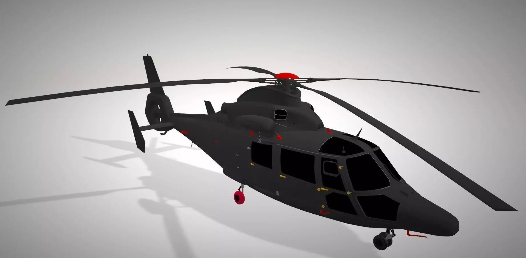 Helicoptero helicopter Free 3D model_0