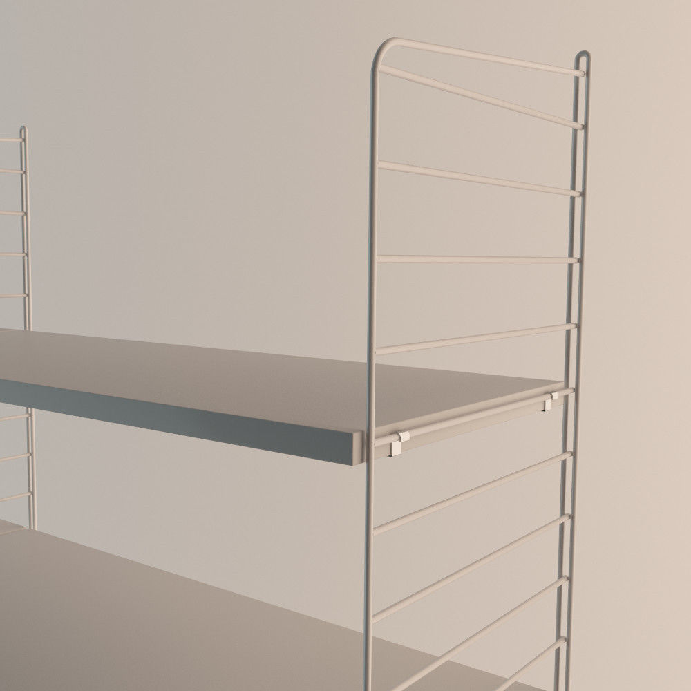 String Shelf System 3D model_3