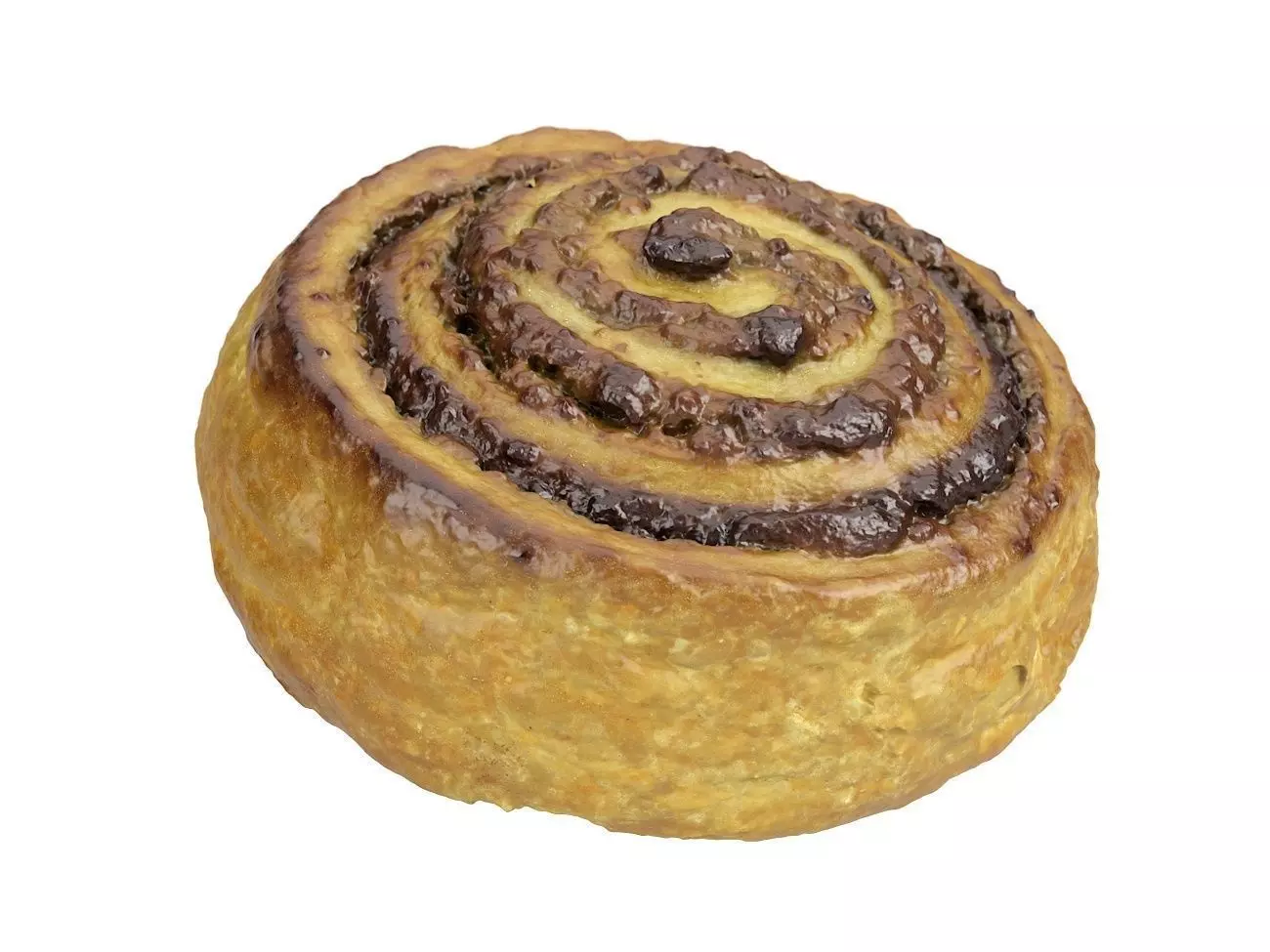 Photorealistic Cinnamon Roll 3D Scan 3D model