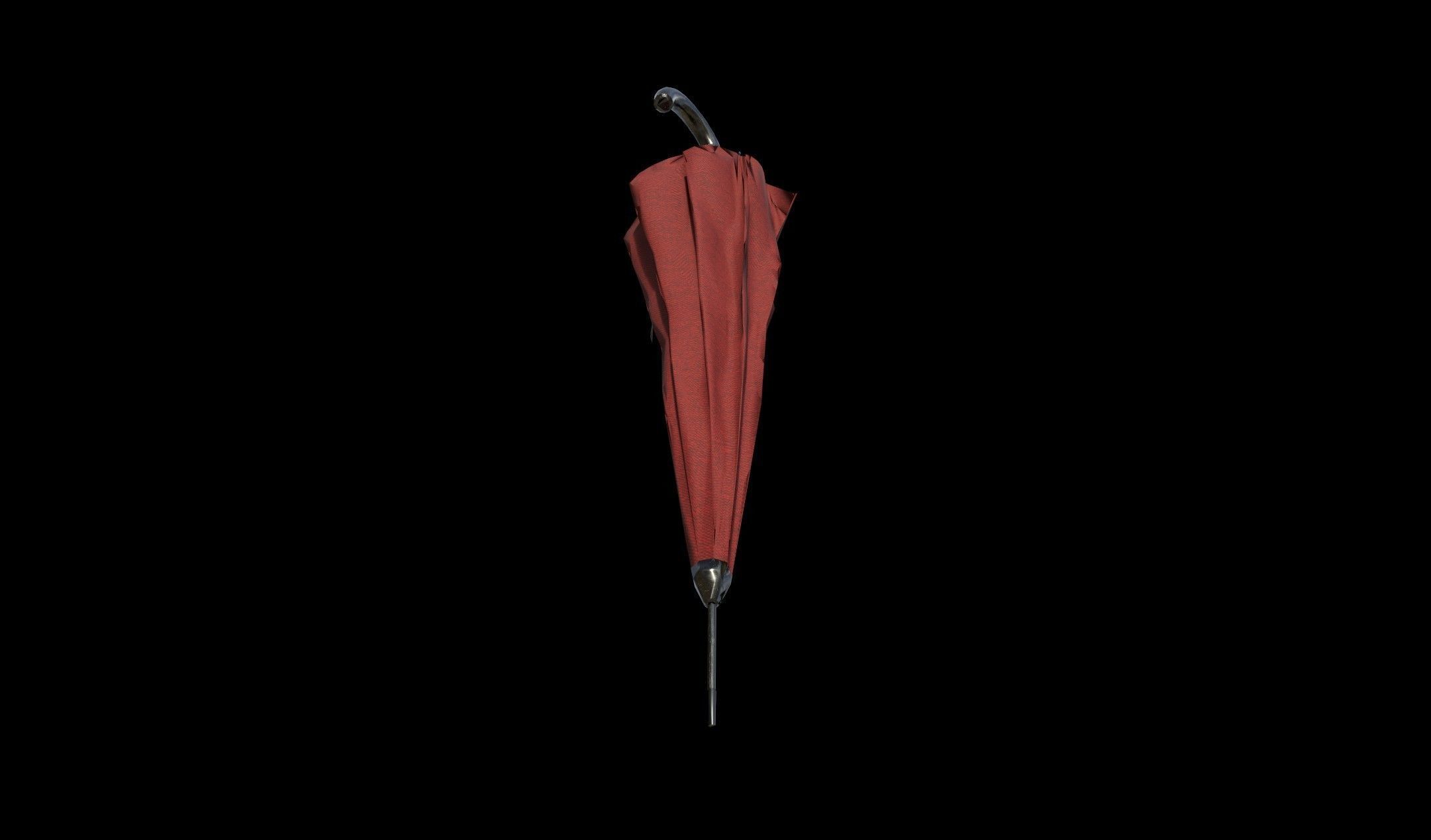 Umbrella - PBR - Textured Low-poly 3D model_7