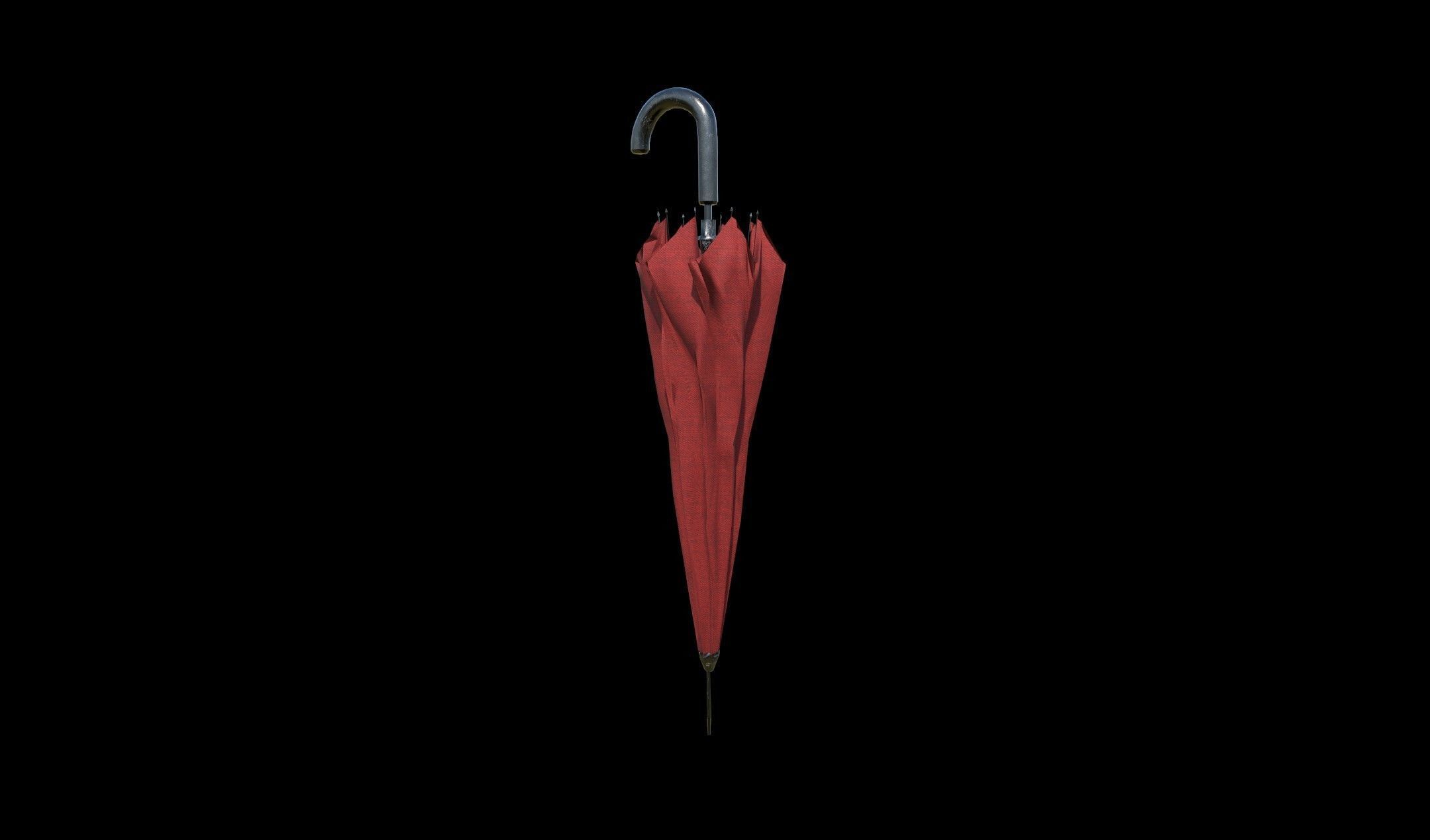 Umbrella - PBR - Textured Low-poly 3D model_5