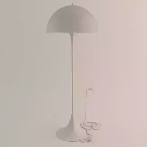 Verner Panton Panthella Floor lamp 3D model