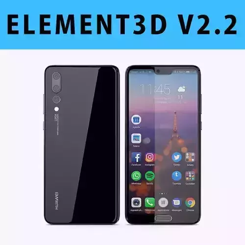 E3D - Huawei P20 Pro Black