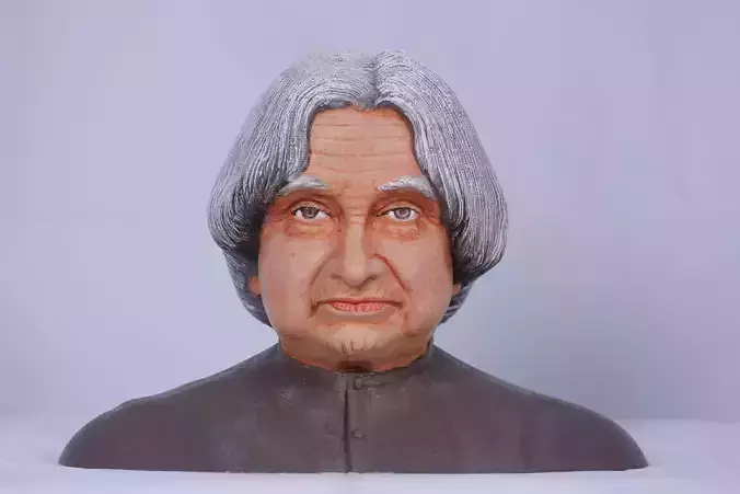Dr A P J Abdul Kalam 3D Printable Model 