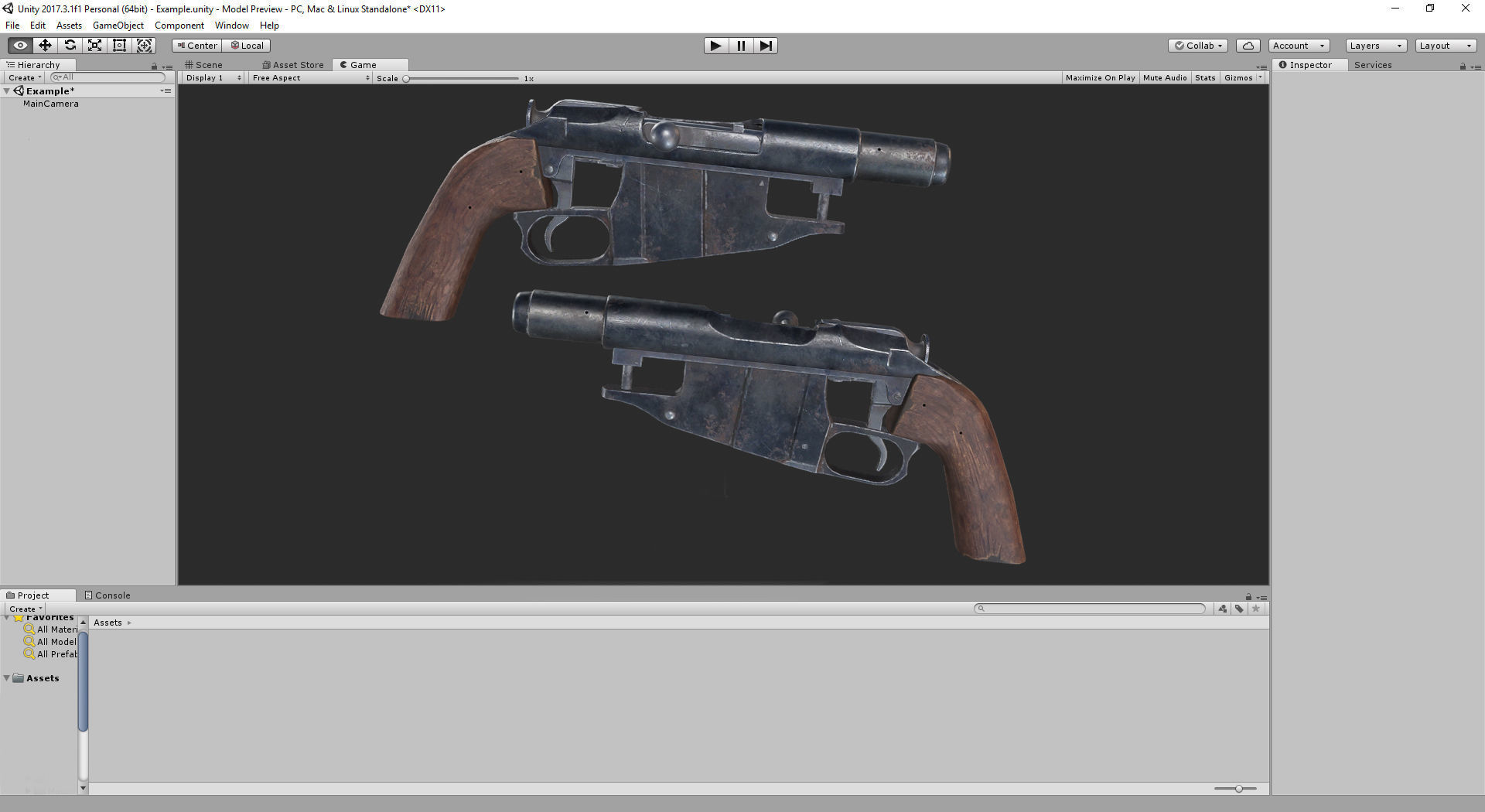 PBR Mosin Nagant Obrez Low-poly 3D model_8
