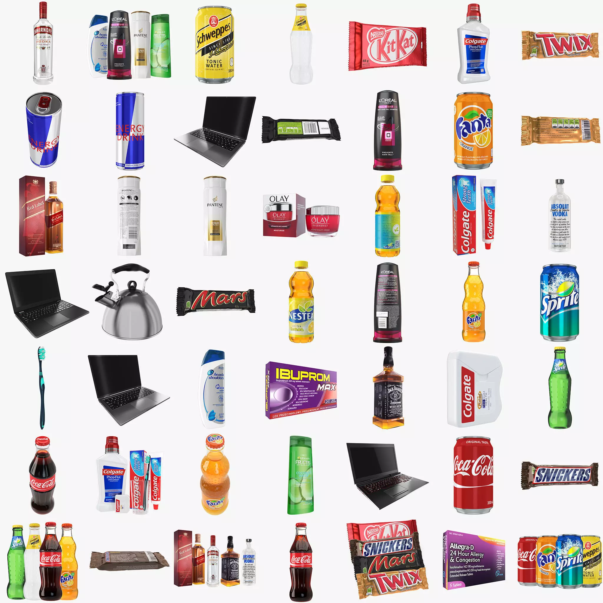 Packshot Generator 3DS Max Maya V-Ray Low-poly 3D model_0