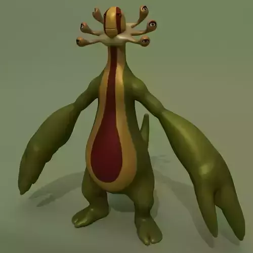 Cartoon Monster Camomile