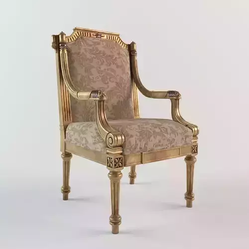 Chair gold and