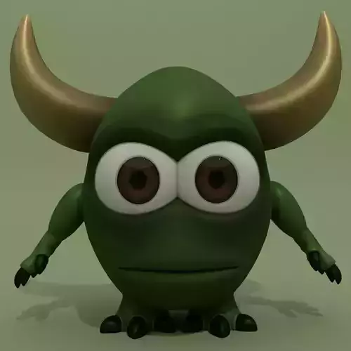 Cartoon Monster Lewis