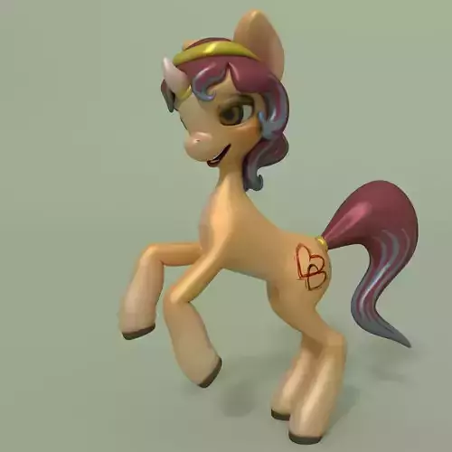 Animated Cartoon Unicorn