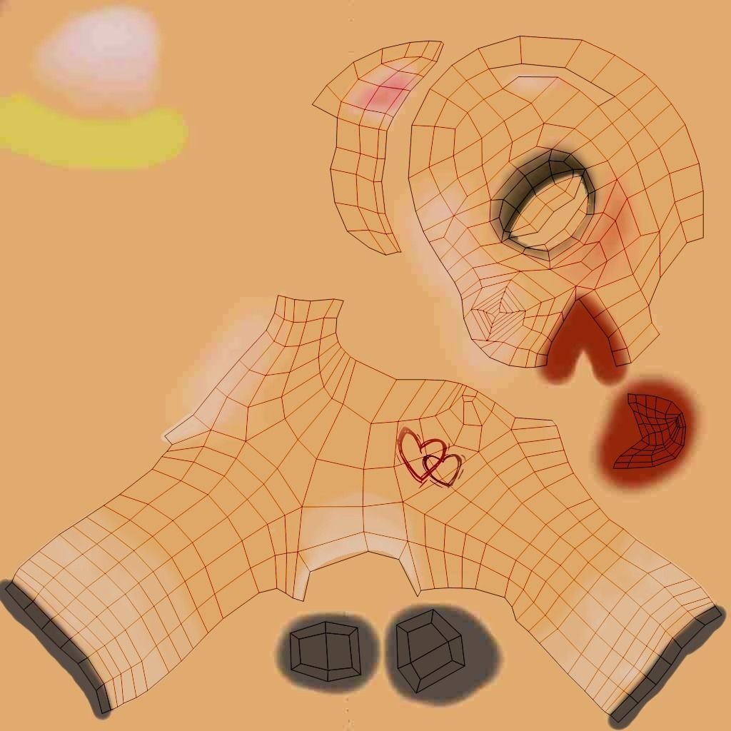 Animated Cartoon Unicorn 3D model_9