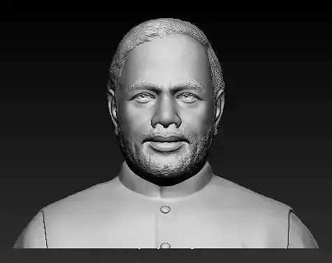 Narendra Modi 3D Printable Model  3D print model