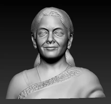 Nirmala Sitharaman 3D printable model 3D print model_0