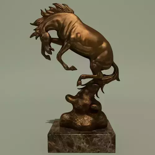 Horse Statuette 2C
