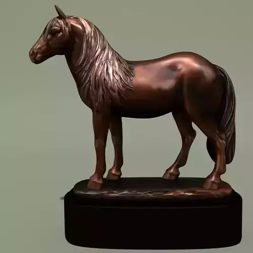 Horse Statuette 2K
