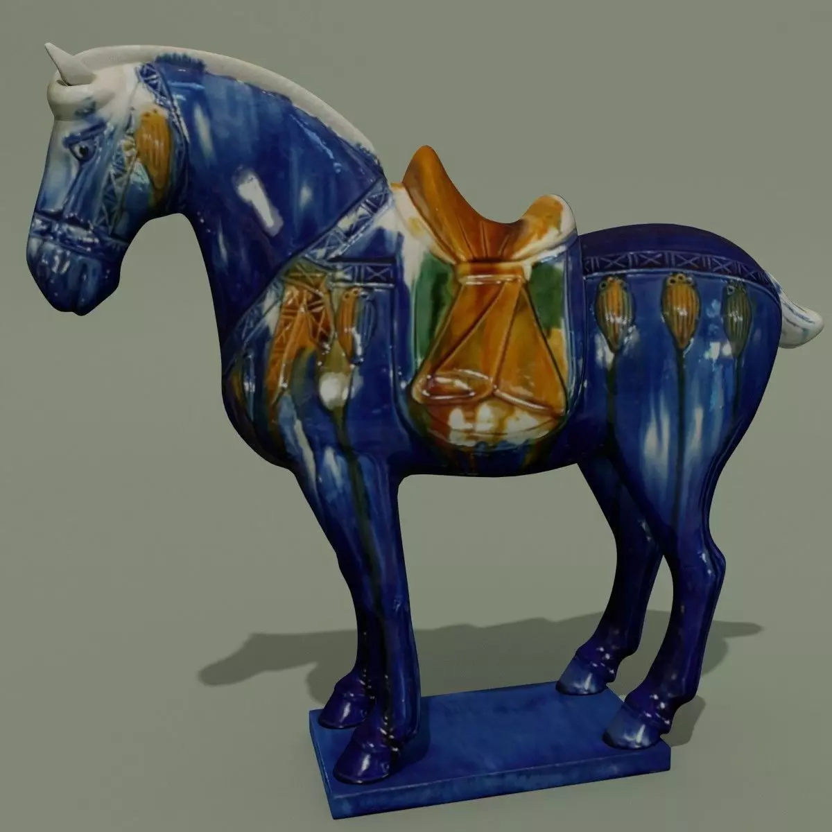 Horse Statuette Z2 3D model_0